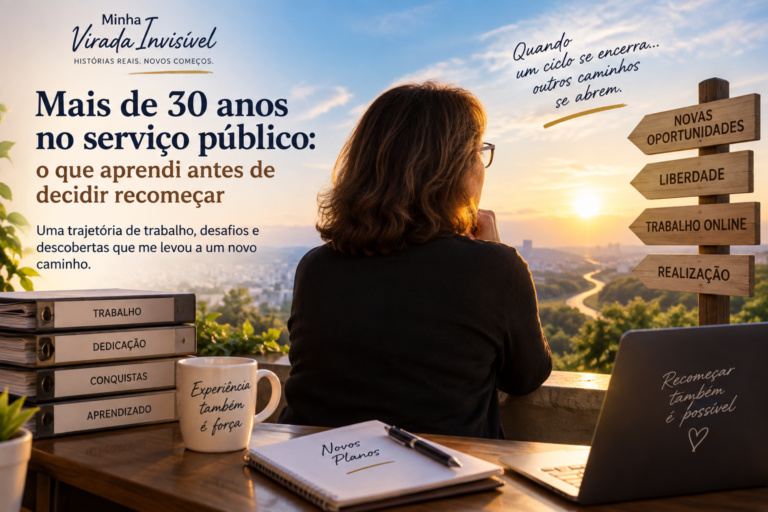 Mais de 30 anos no serviço público: o que aprendi antes de decidir recomeçar