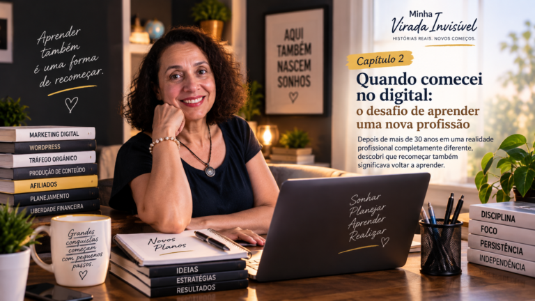 Quando comecei no digital: o desafio de aprender uma nova profissão