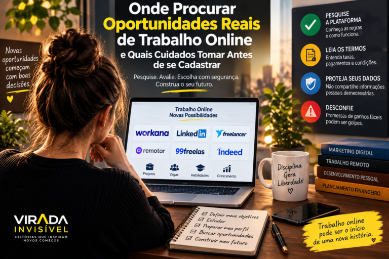 Onde Procurar Oportunidades Reais de Trabalho Online e Quais Cuidados Tomar Antes de se Cadastrar